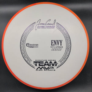 MVP Putter Orange Rim White Plate 174g Envy, Electron Firm, James Conrad Signature