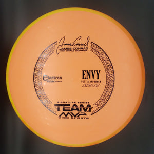 MVP Putter Orange/Yellow Swirl Rim Orange Plate 174g Products James Conrad Signature Envy, Electron Firm