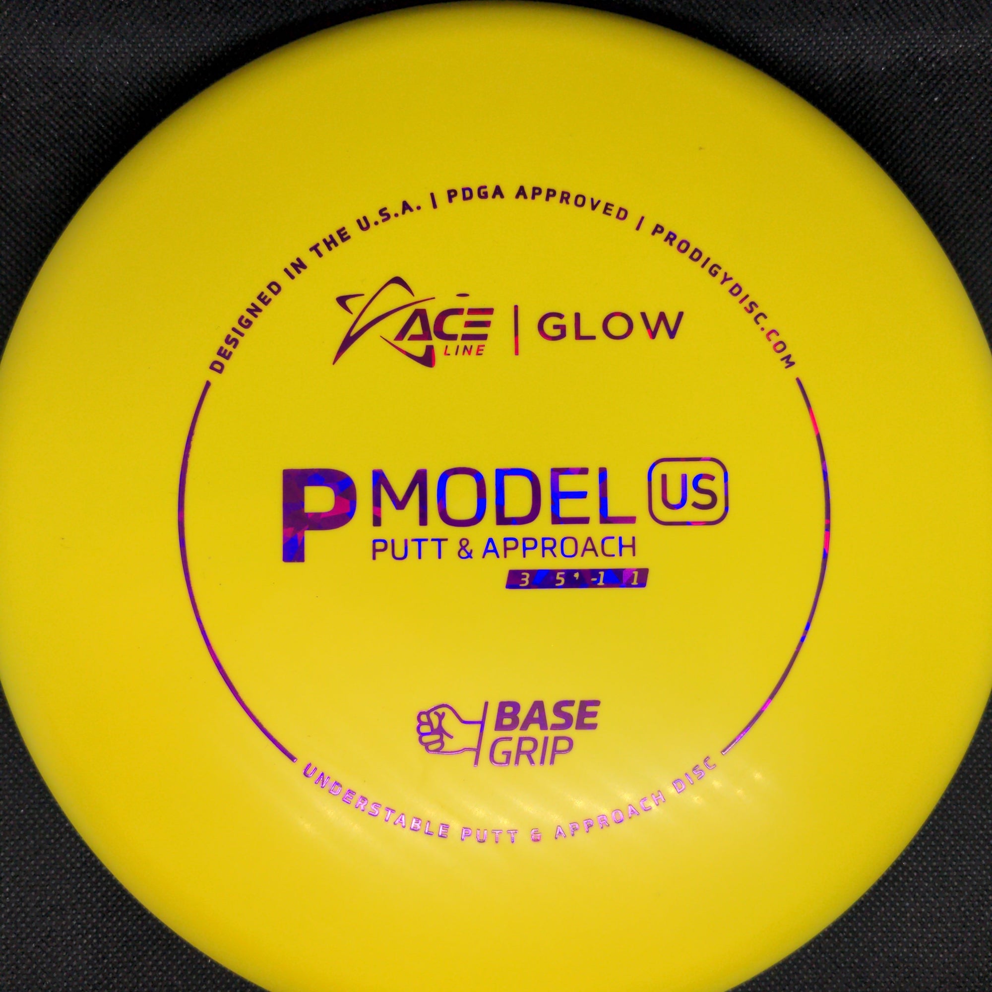 Prodigy Putter P Model US, Base Grip Glow