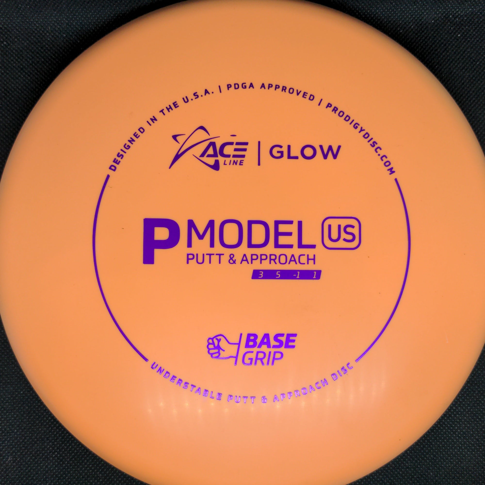 Prodigy Putter P Model US, Base Grip Glow