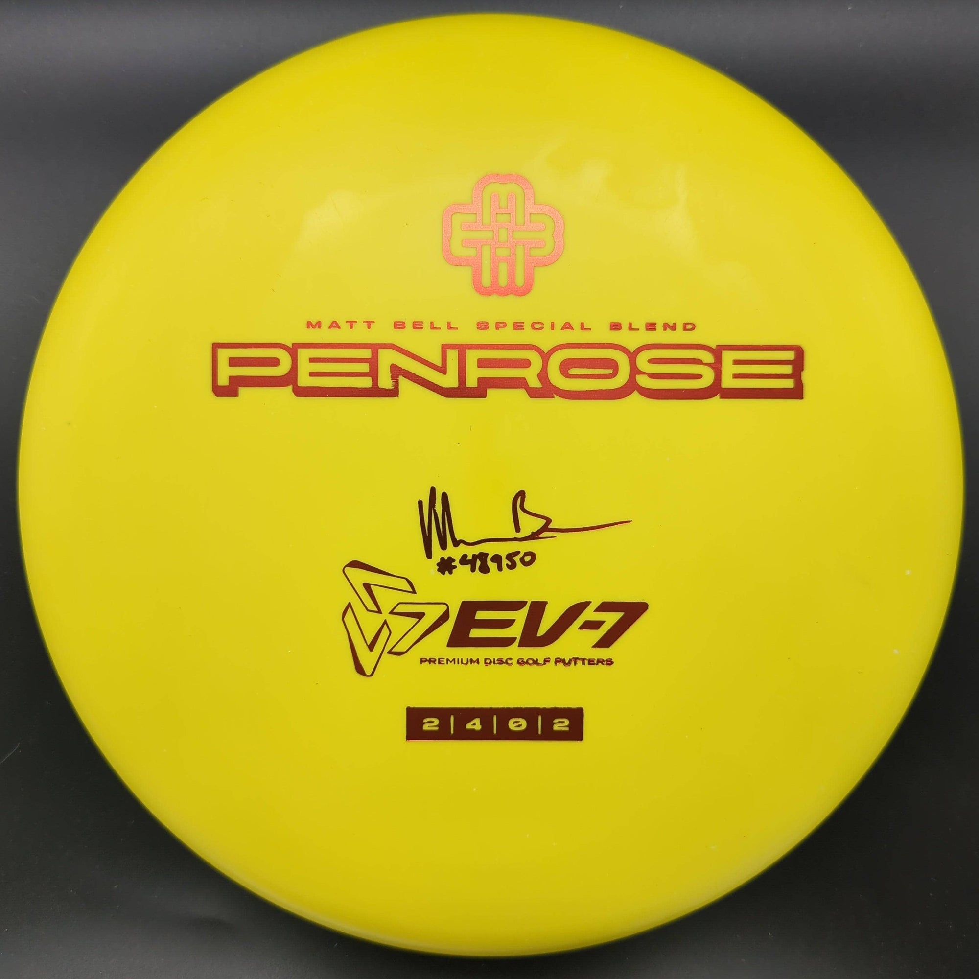 Ev7 Putter Penrose, Matt Bell, Special Blend Plastic