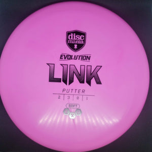 Discmania Putter Pink Black Stamp 173g Soft Exo Link 2/3/0/1