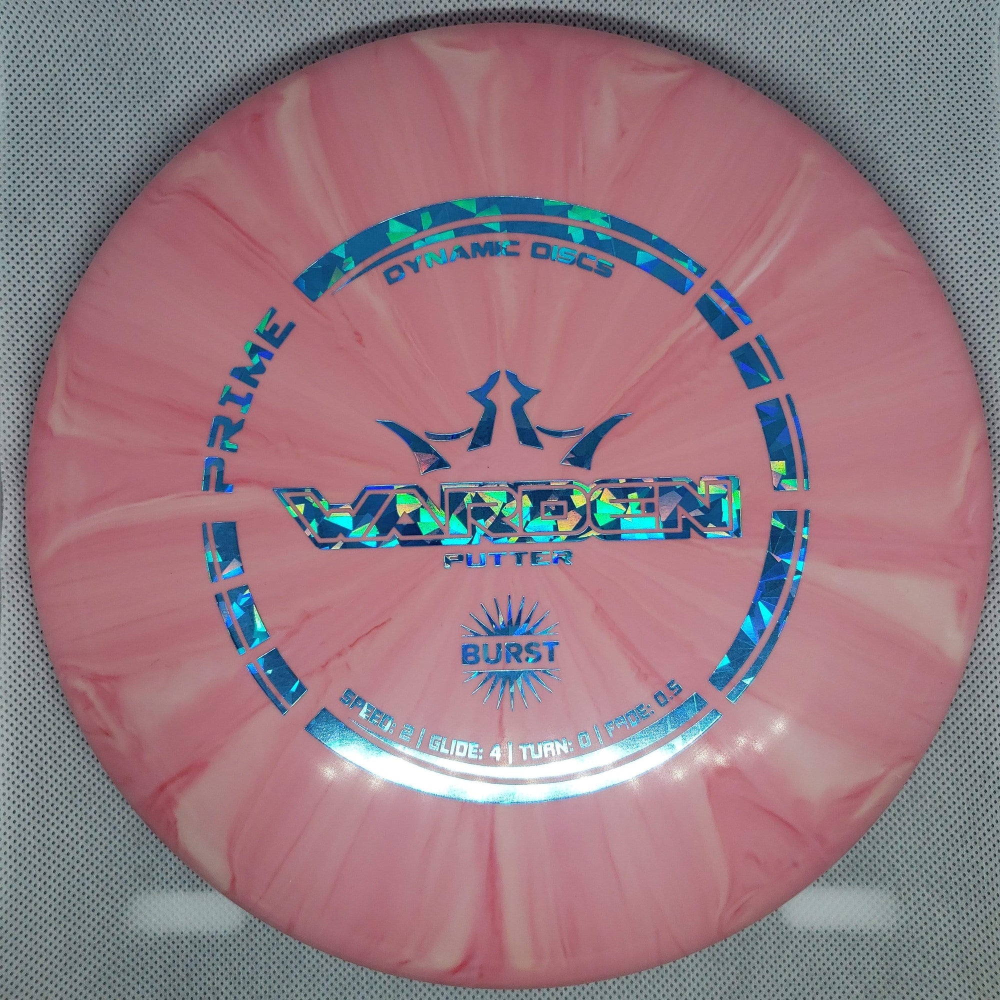 Dynamic Discs Putter Pink Blue Shatter Stamp 175g Prime Burst Warden 173-176g