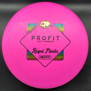 Mint Discs Putter Pink Rainbow/Gold Stamp 172g Profit, Royal Plastic
