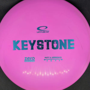 Latitude 64 Putter Pink Teal Foil Stamp 175g Latitude 64 Zero Medium Keystone