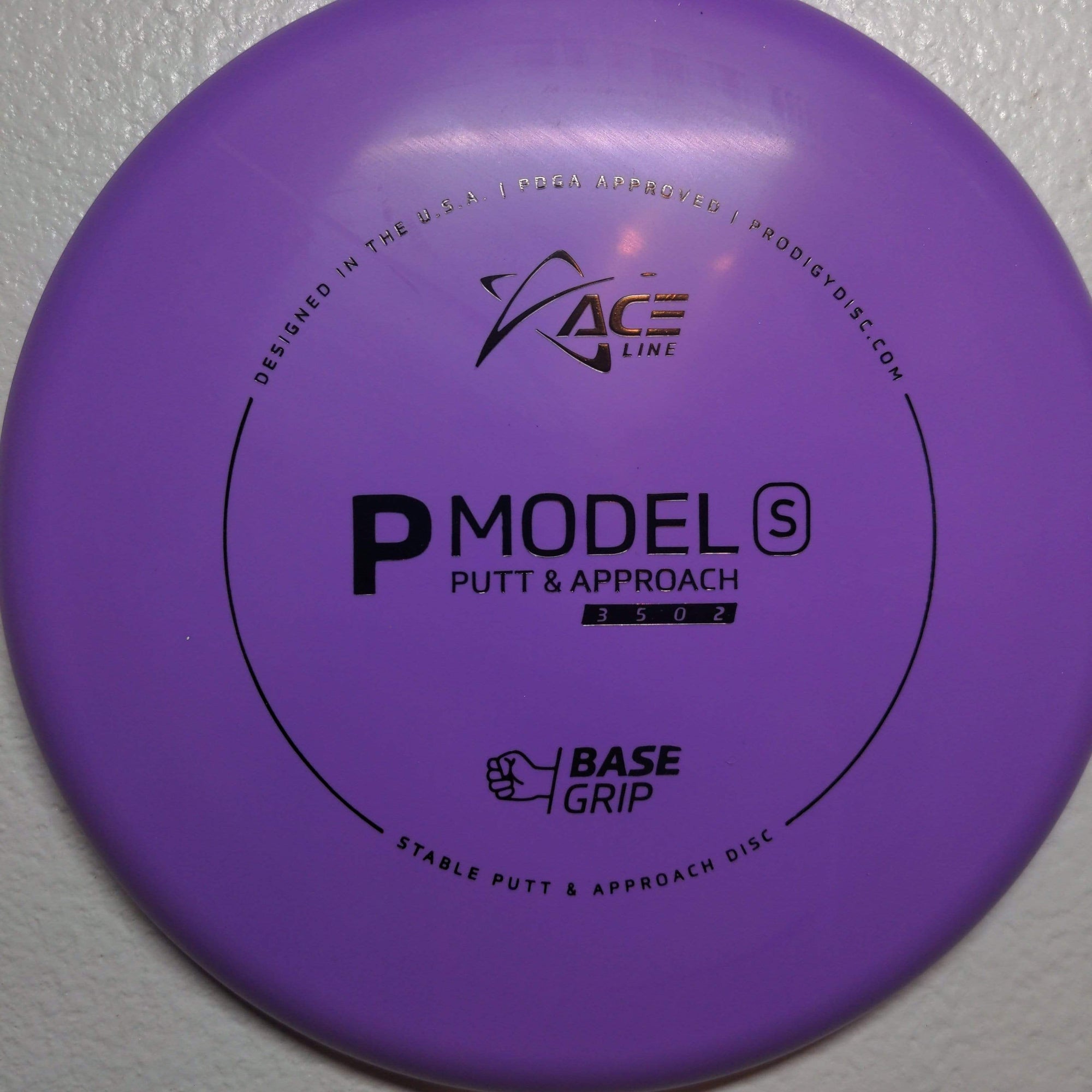 Prodigy Putter Purple 174g Cale Leiviska, P Model S, BaseGrip