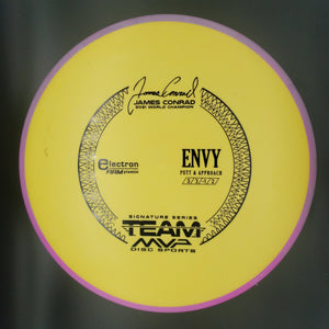 MVP Putter Purple/Pink Rim Yellow Plate 175g Products James Conrad Signature Envy, Electron Firm