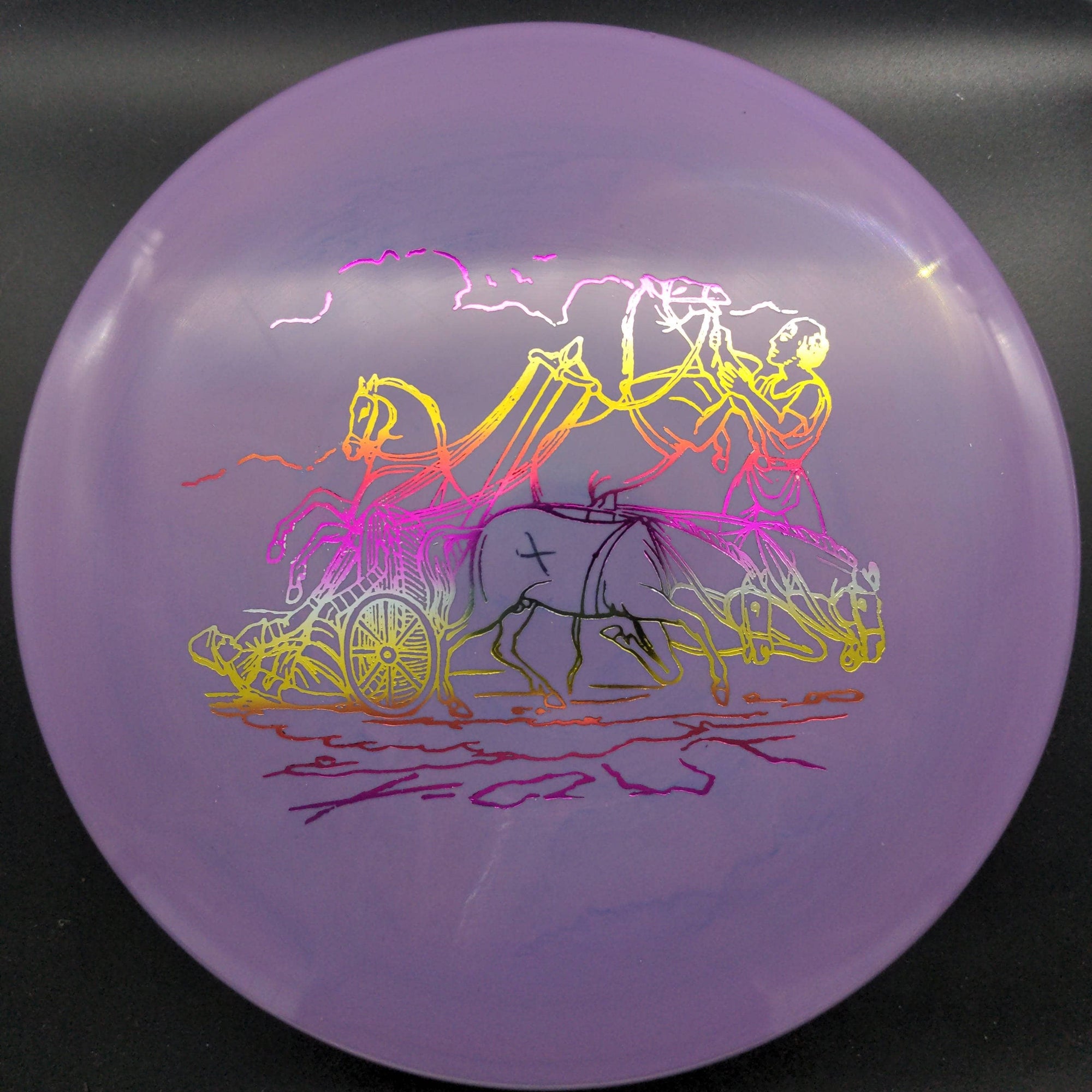 Infinite Discs Putter Purple Purple/Yellow Stamp 174g X-Out I-Blend Tomb