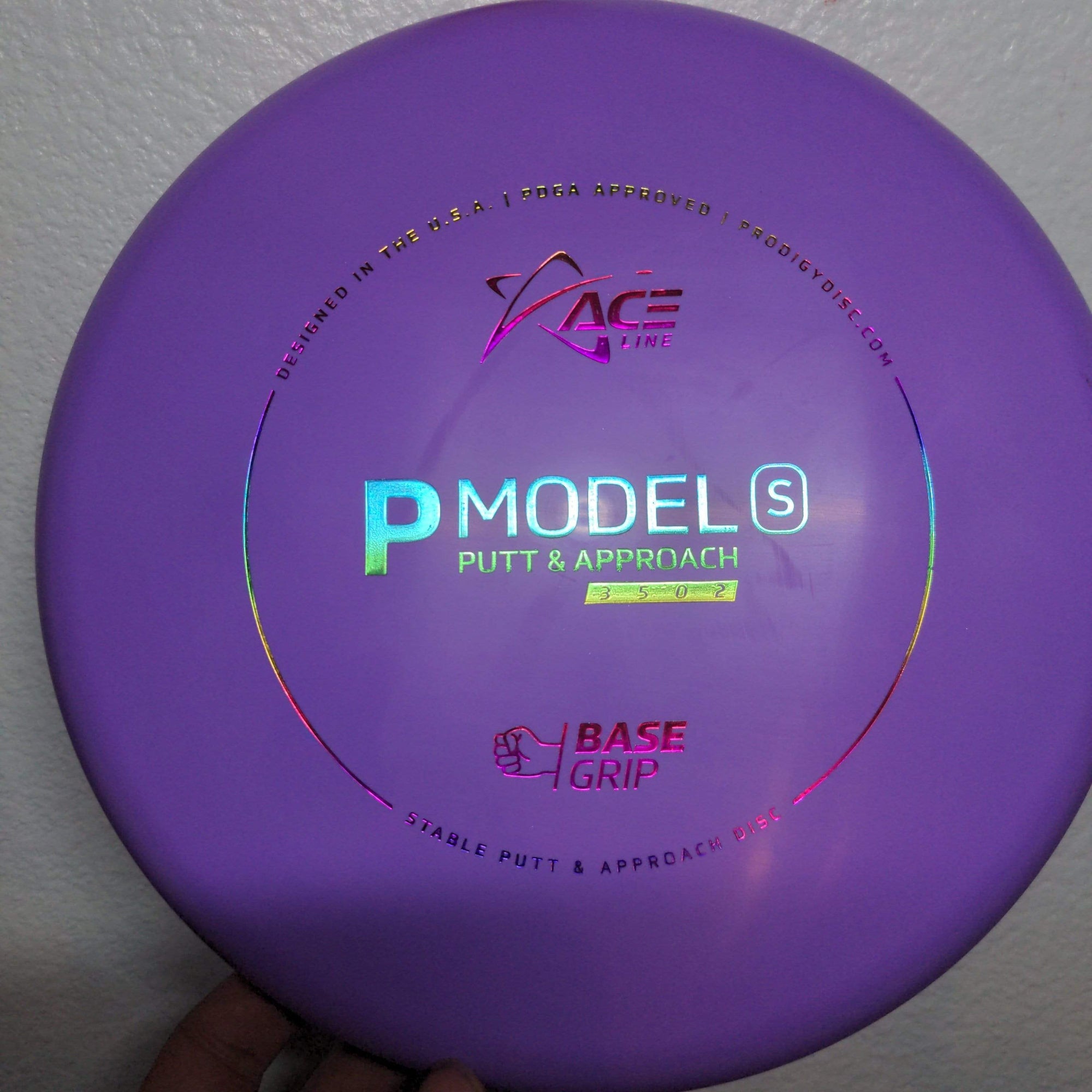 Prodigy Putter Purple W/Rasta 174g Cale Leiviska, P Model S, BaseGrip