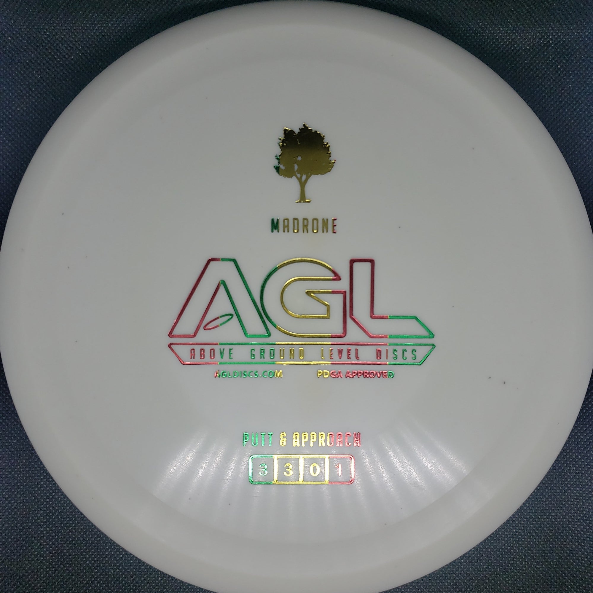 AGL Discs Putter Glow Woodland Madrone, AGL Discs