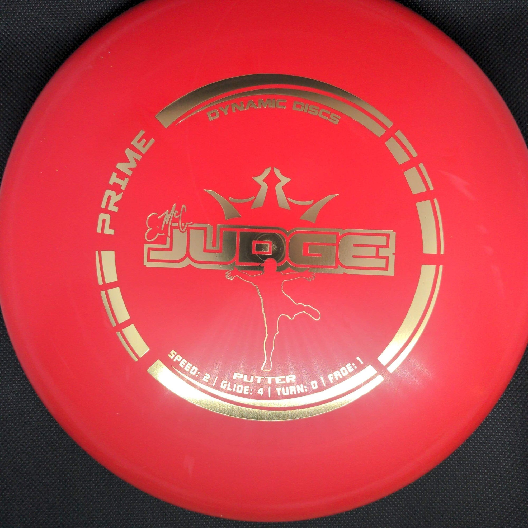 Dynamic Discs Putter Red Gold Stamp 173g Prime EMAC Judge