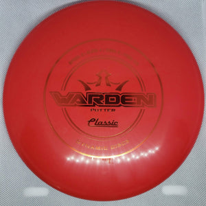 Dynamic Discs Putter Red Red Stamp 173g Classic Warden