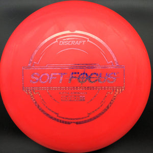 Discraft Putter Red Red Stamp 174g Focus, Soft Plastic