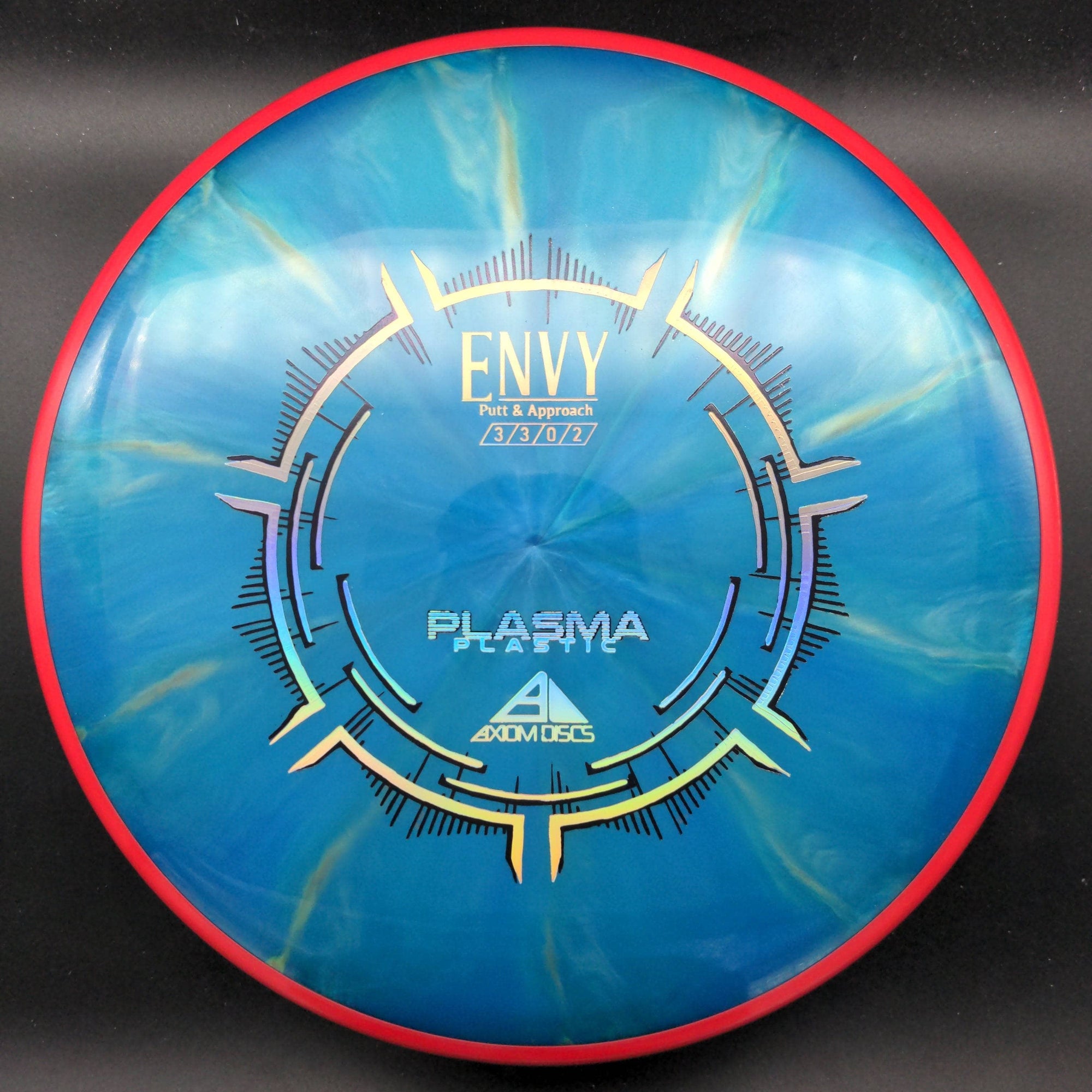 Axiom Putter Red Rim Blue Plate 173g Envy, Plasma