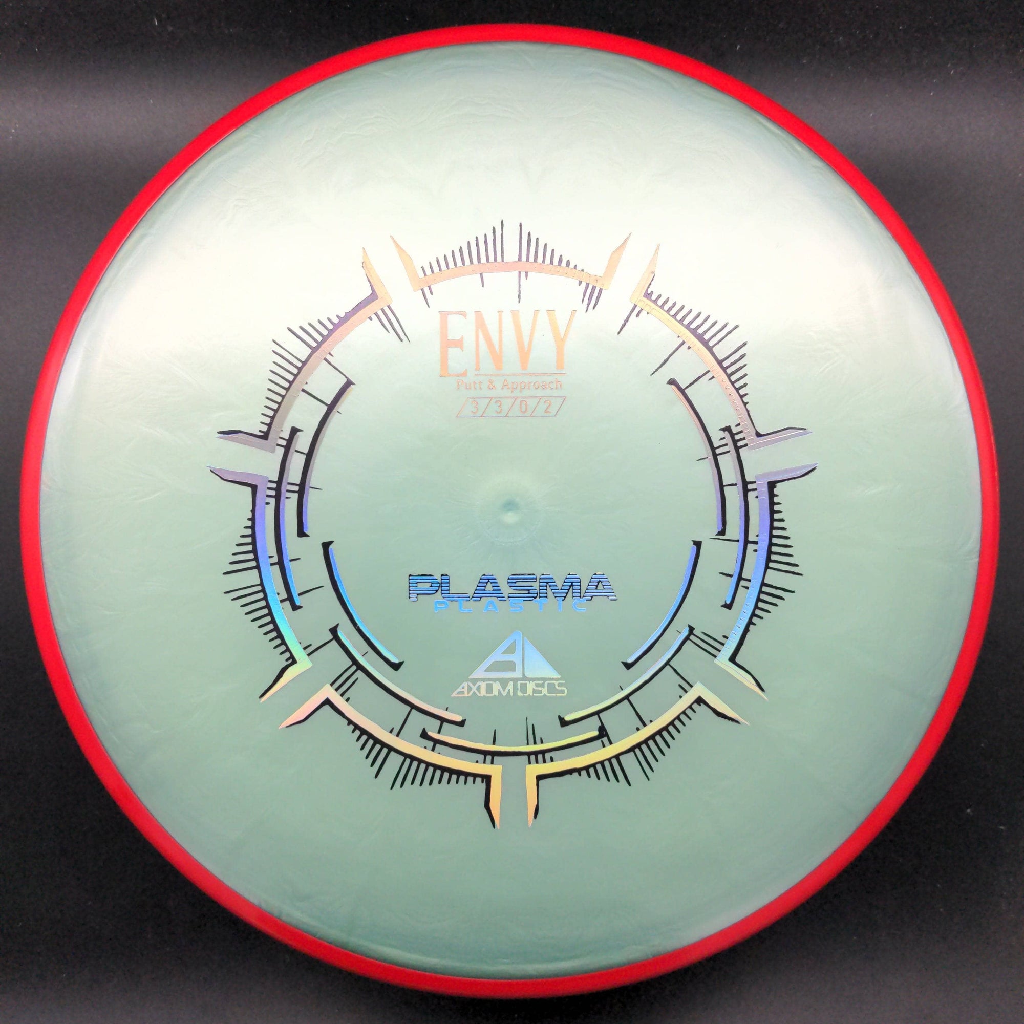 Axiom Putter Red Rim Teal Plate 173g Envy, Plasma