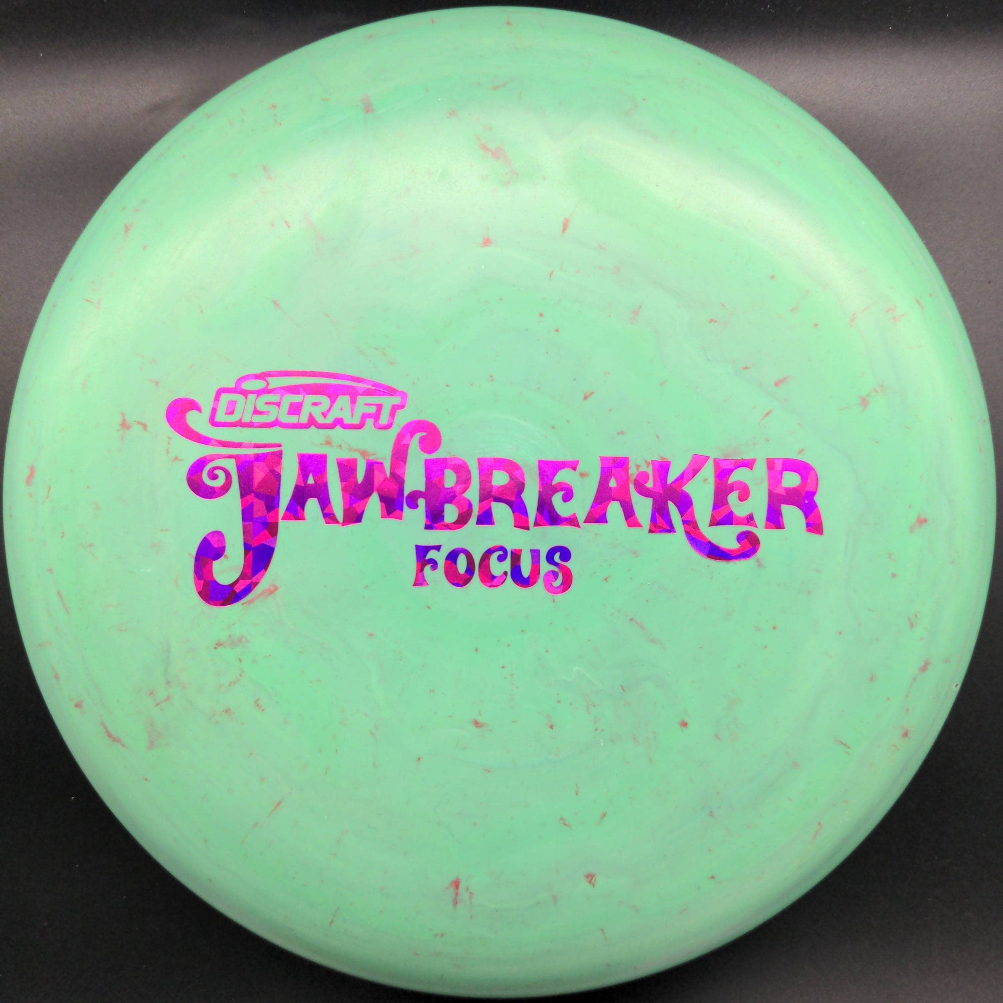 Discraft Putter Teal Pink Shatter Stamp 174g Pudde Top Focus, Jawbreaker