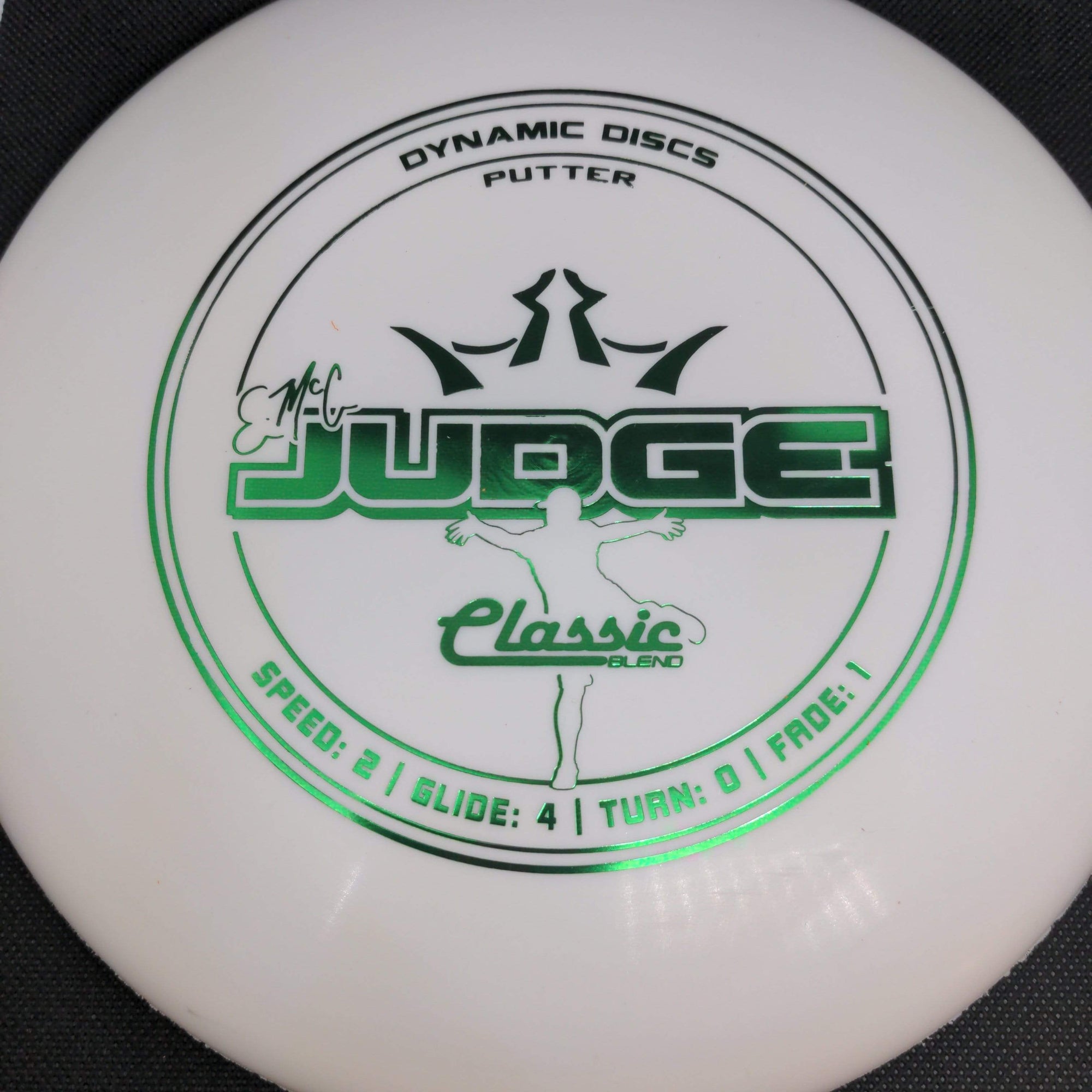 Dynamic Discs Putter White Green Stamp 173g Classic Blend EMAC Judge