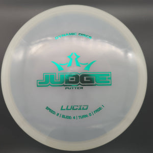 Dynamic Discs Putter White Green Stamp 174g Lucid Judge