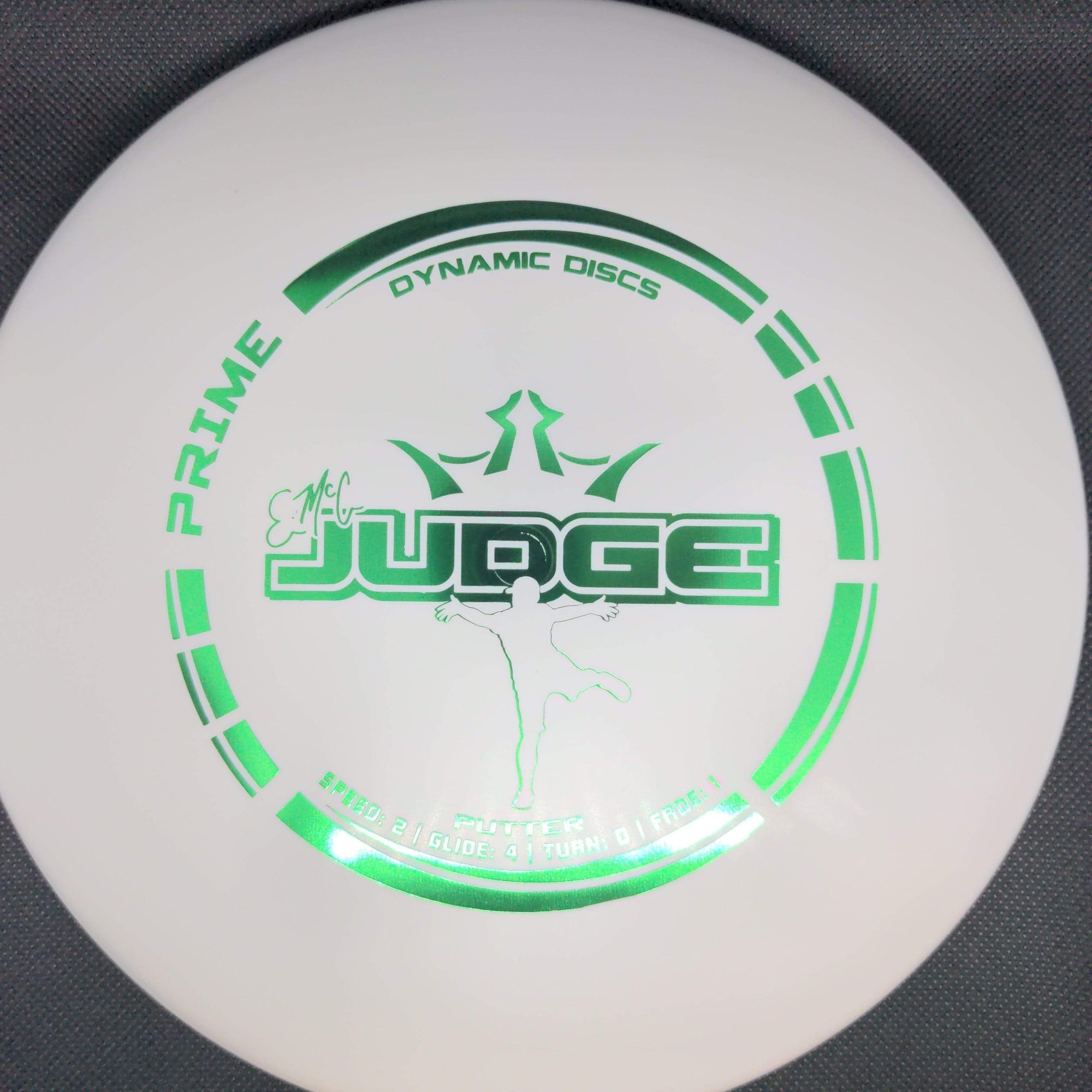 Dynamic Discs Putter White Green Stamp 176g Prime EMAC Judge