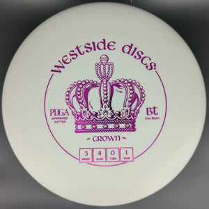 Westside Discs Putter White Pink Stamp 172g BT Medium Crown