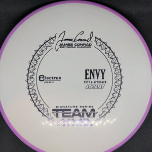 MVP Putter White Plate Purple Rim 175g Products James Conrad Signature Envy, Electron Medium