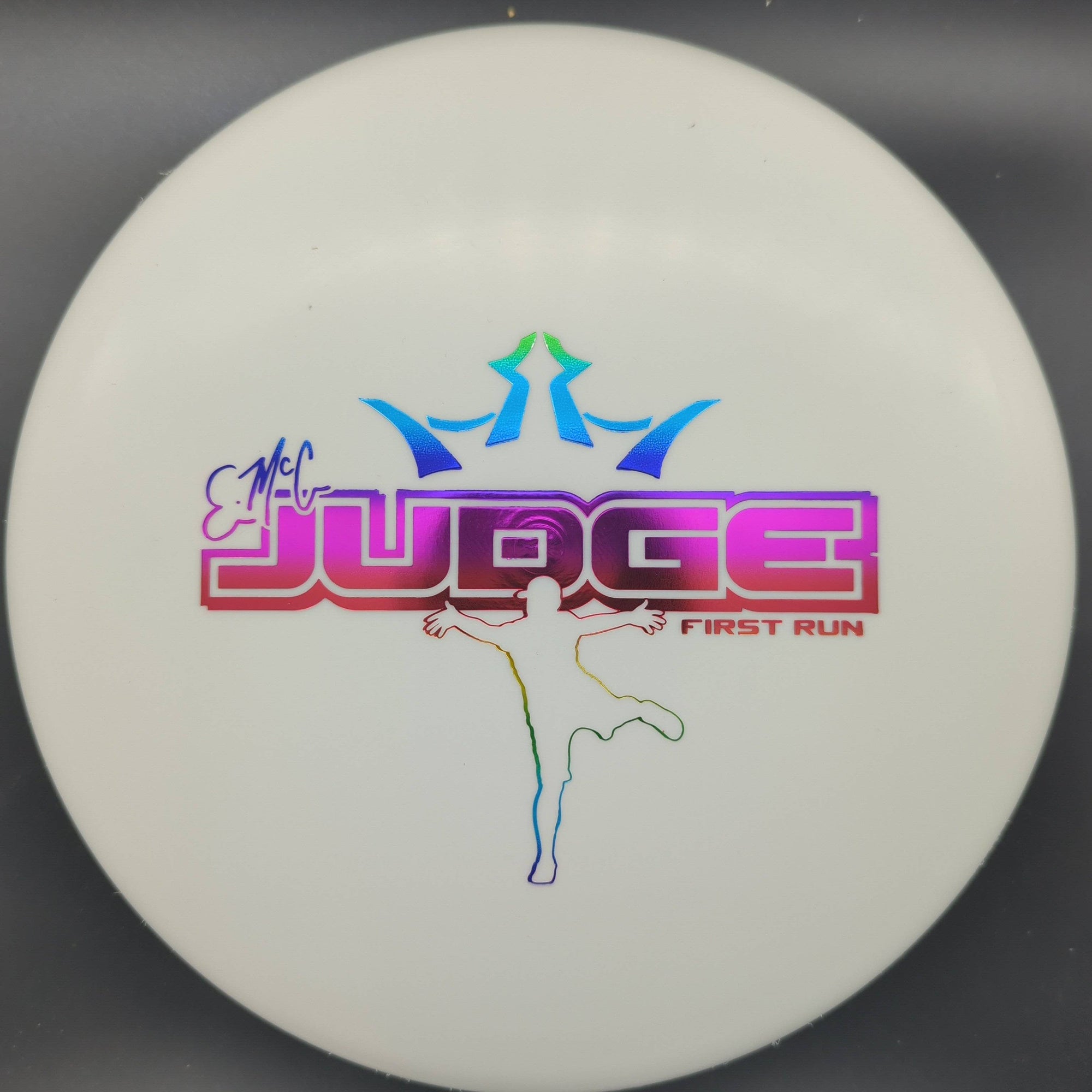 Dynamic Discs Putter White Rainbow Stamp 175g Classic Blend EMAC Judge, First Run