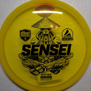 Discmania Putter Yellow Black Stamp 173g Active Premium Sensei