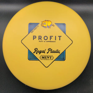 Mint Discs Putter Yellow Blue/Copper Stamp 173g Profit, Royal Plastic
