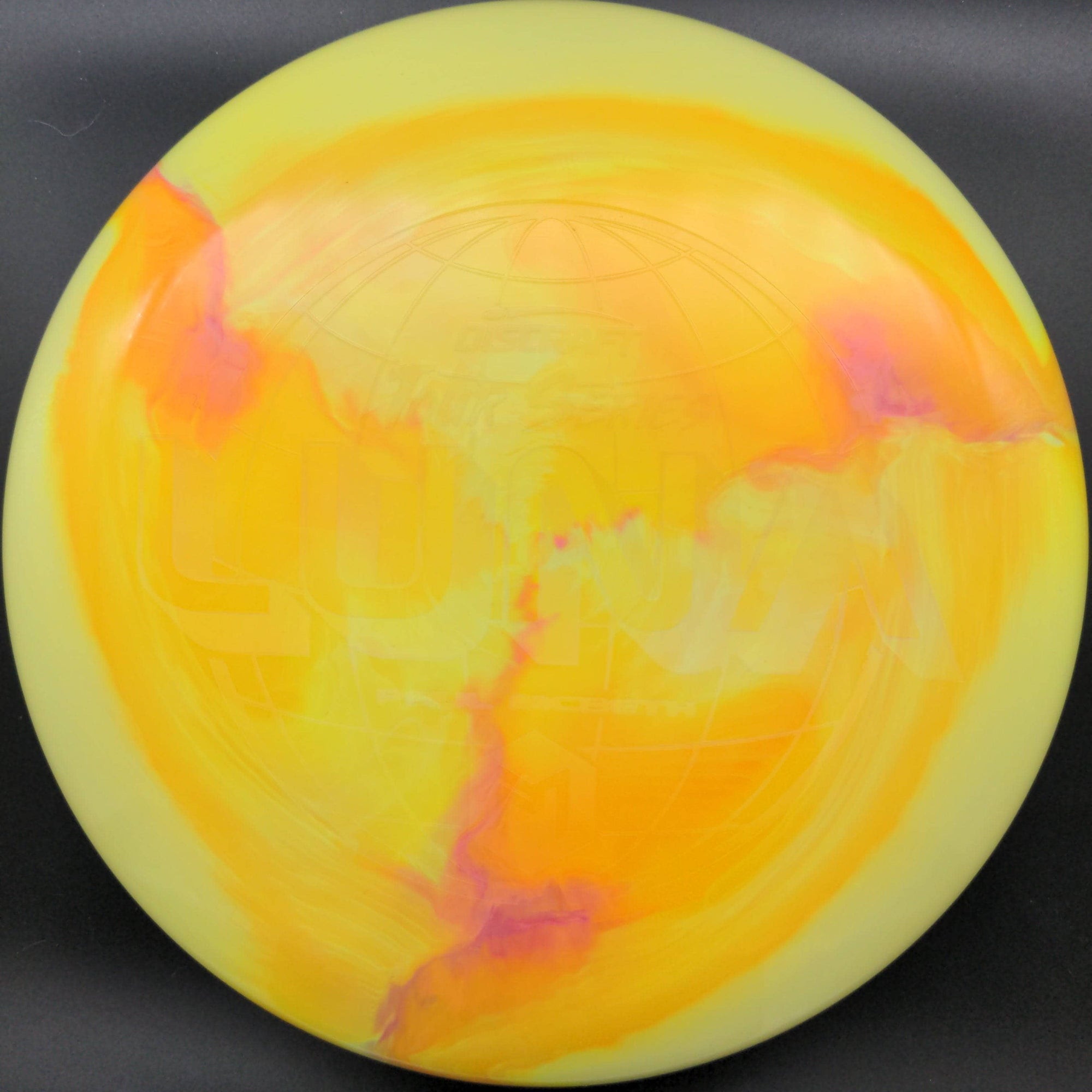 Discraft Putter Yellow/Orange Swirl Ghost Stamp 174g Luna, ESP Swirl, Paul Mcbeth, Tour Series, 2022