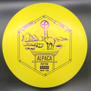 Infinite Discs Putter Yellow Purple Stamp 173-175g Alpaca, I Blend