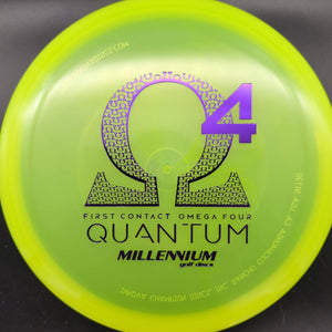 Millennium Discs Putter Yellow Purple Stamp 175g Omega4 - Quantum Plastic