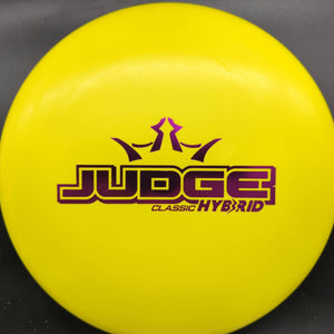 Dynamic Discs Putter Yellow Red Stamp 173g Judge, Classic Hybrid