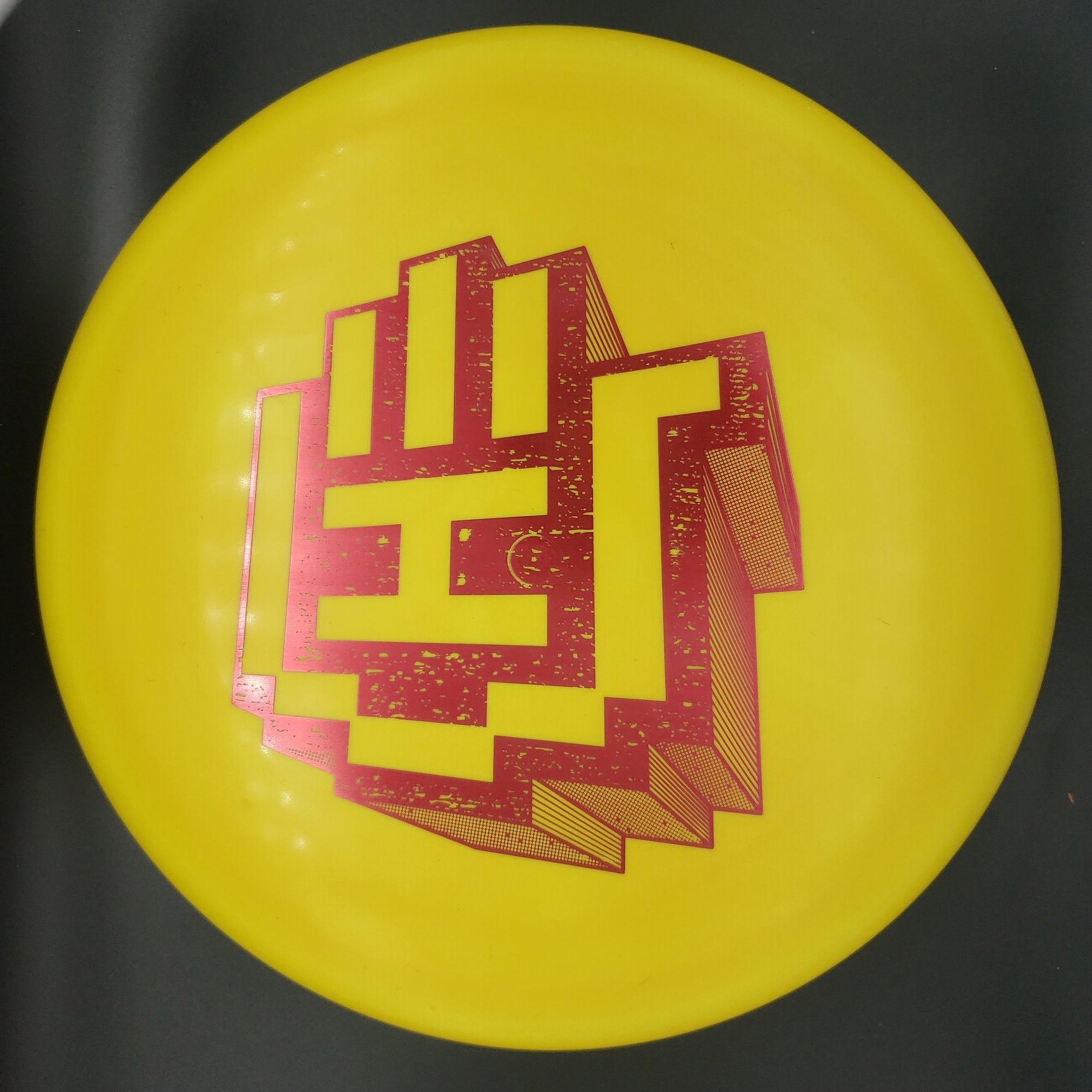 Dynamic Discs Putter Yellow Red Stamp 174g Judge, Classic, Blok HSCo Stamp
