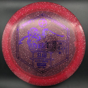 Gem Discs Red Purple Stamp 175g Slab, Metal Flake C-Blend