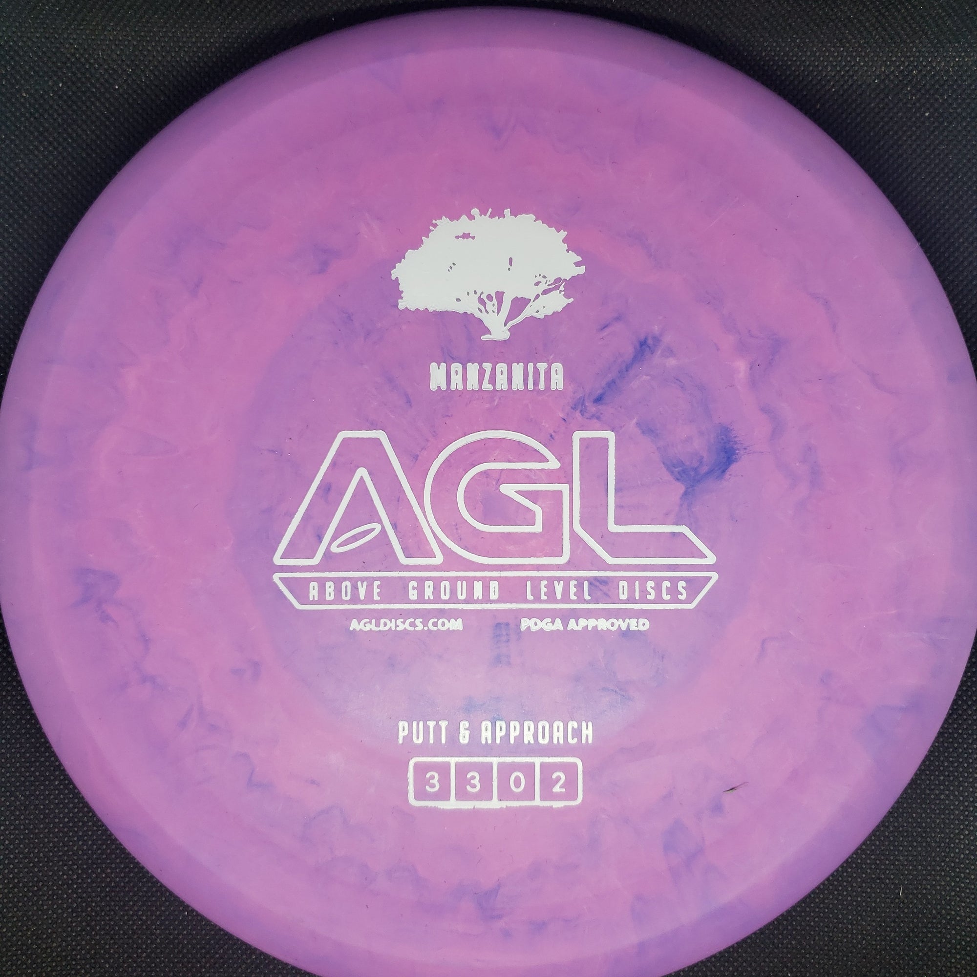 Gem Discs White Stamp 174g Manzanita, AGL Discs